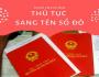 Sang tên sổ đỏ khi tặng cho đất đai cần các giấy tờ gì?